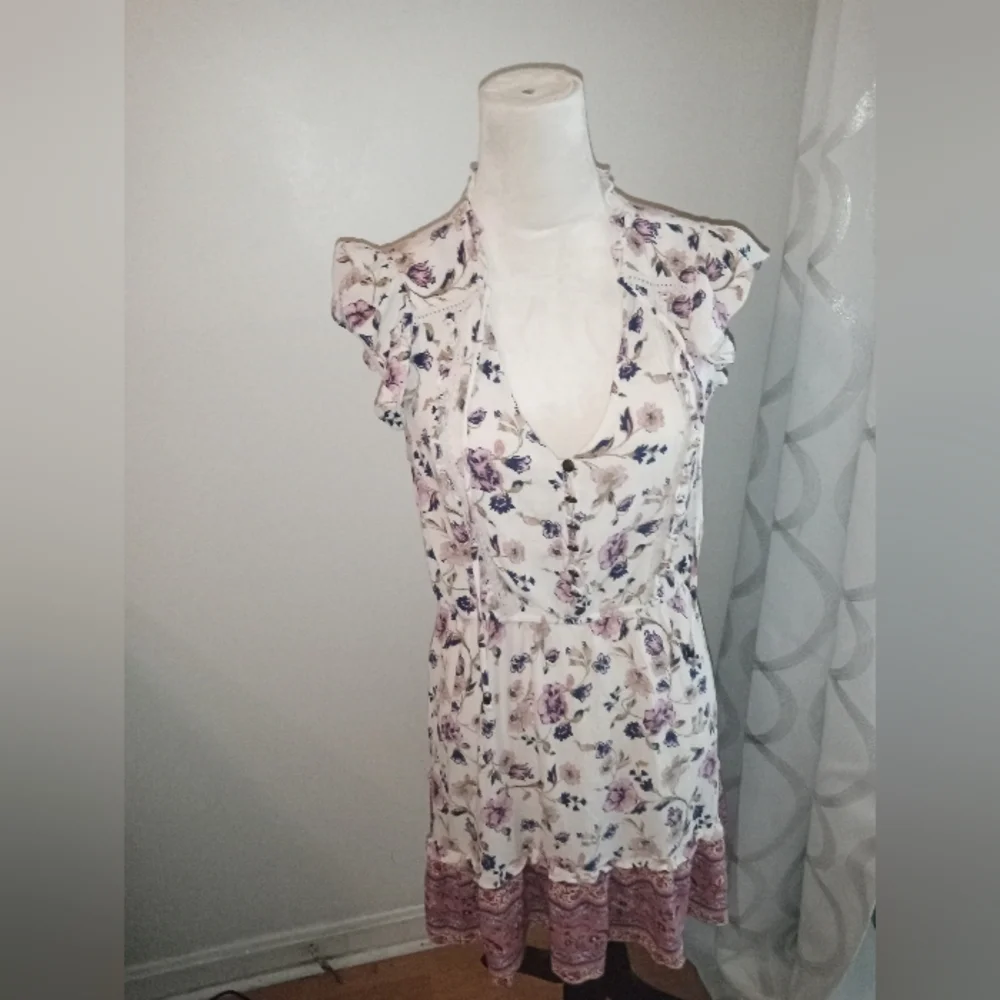 Xhiliration floral shabby chic, boho dress - Picture 3 of 10